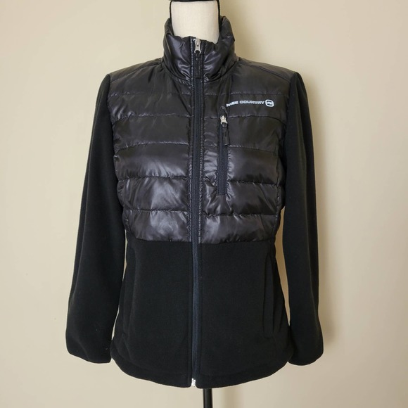 Free Country Jackets & Blazers - Free Country Insulated Down Jacket Womens Small Black Zip Puffer Pockets